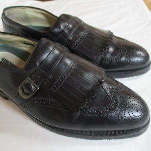 Florsheims Oxford Wingtip Size 10 1/2 3E Black